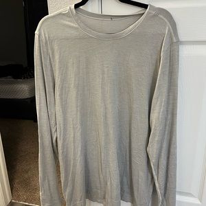 Long sleeve dry fit lululemon athletic shirt